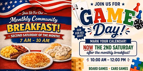 American Legion Post 133 Breakfast and Sons of the American Legion Squadron 133 Game Day 