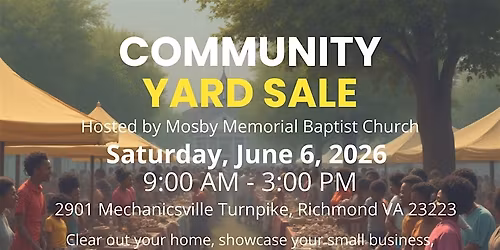 Community Yard Sale