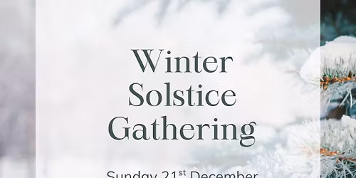 Winter Solstice Gathering at Bliss Yoga and Wellbeing