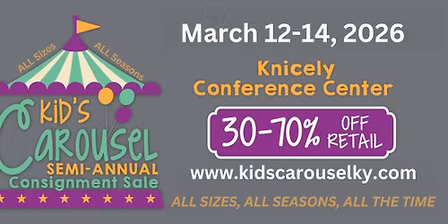 Kids Carousel Consignment Event
