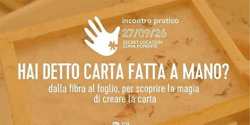 Hai detto carta fatta a mano?