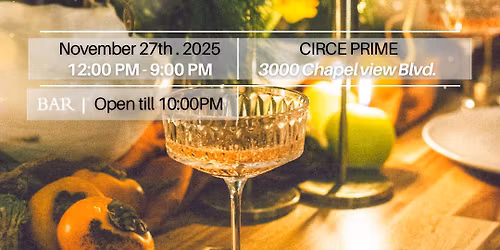 Thanksgiving at Circe Prime \ud83c\udf42