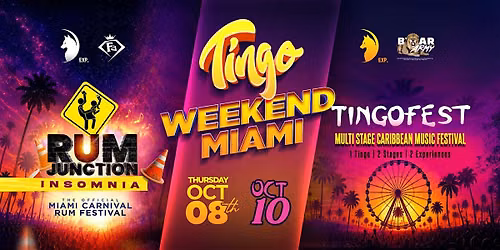 Tingo MIA Carnival Weekend 2026: 4 Days, 5 Themed Caribbean Experiences
