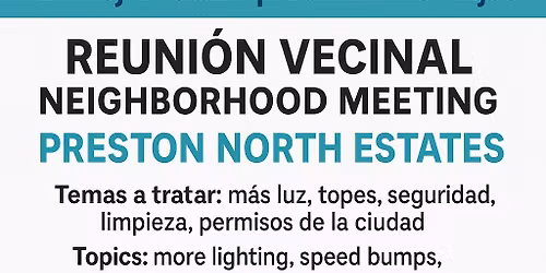 Reuni\u00f3n de Vecinos Trailas en Frisco