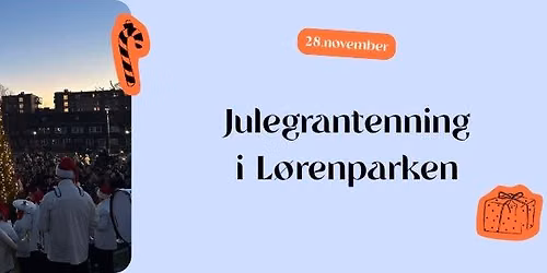 Julegrantenning i L\u00f8renparken