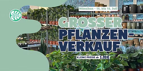 Gro\u00dfer Pflanzenverkauf - M\u00fcnchen