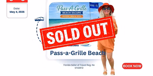 \u2600\ufe0f Pass-a-Grille Beach Day Trip \ud83c\udfd6\ufe0f | Departing from The Villages\u00ae