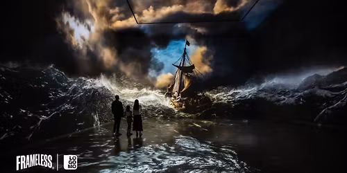 FRAMELESS -immersiivinen taide-el\u00e4mys \/\/ Logomo, Turku 8.6.\u201330.8.2026