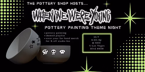 Emo & Pop-Punk Pottery  Night at The Pottery Shop (Town Square)