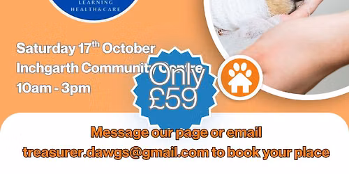 Canine First Aid Course Fundraiser
