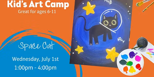 Kid's Art Camp - Space Cat
