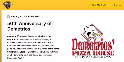 Demetrios' Reunion at Bradenton Marauders
