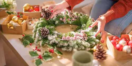 Sip & Snip Wreath Making