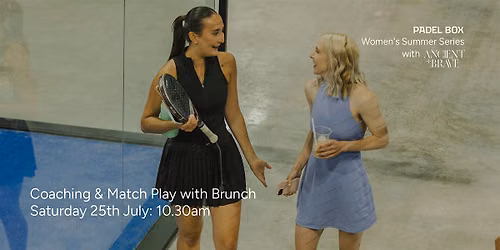 Women's Padel Coaching, Match Play & Brunch