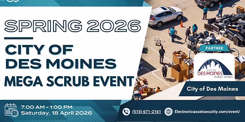 City of Des Moines MEGA SCRUB Event - Merle Hay North Lot