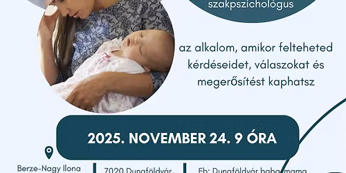 Baba klub - \u00d6ngondoskod\u00e1s, \u00e9letkori saj\u00e1toss\u00e1gok, p\u00e1rkapcsolatunk meg\u0151rz\u00e9se