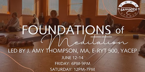 Foundations of Meditation w\/Amy Thompson