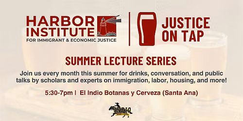 Justice on Tap: Inequality, the Economy and Migration