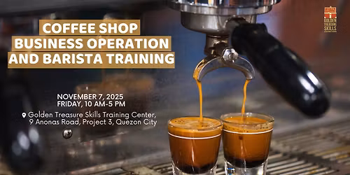 Coffee Shop Business Operation and Barista Training - Weekday Class