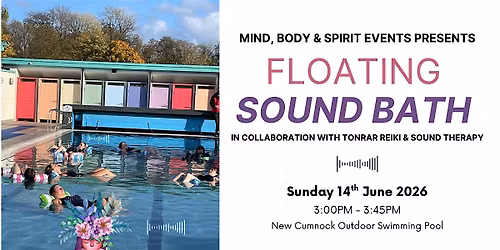 Floating Sound Bath (Outdoor Heated Pool)