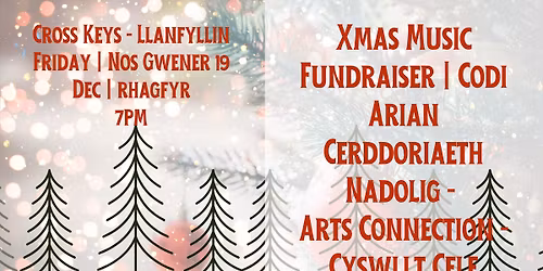 Xmas Music Fundraiser for Arts Connection \u2013 Cyswllt Celf
