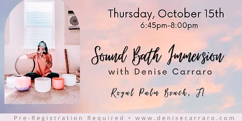 Sound Bath Immersion | Royal Palm Beach