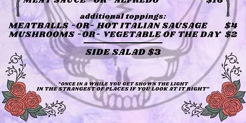 Grateful Pasta benefitting Friends of Roethke