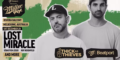 S\u00e9bastien L\u00e9ger & Roy Rosenfeld [Lost Miracle] - Melbourne