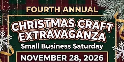 Christmas Craft Extravaganza & Toy Drive -Small Business Saturday