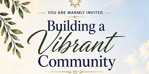 Building a Vibrant Community