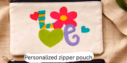 Zipper pouch pop up workshop