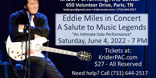Eddie Miles: Salute to Legends