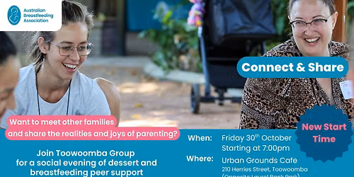 ABA Connect & Share - Dessert Evening (Start Time: 7pm)