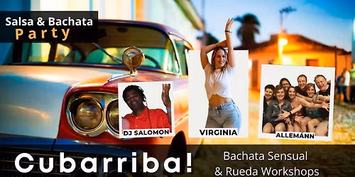 Cubarriba \ud83c\uddf5\ud83c\uddf7 Bachata & Rueda Workshops | Salsa Bachata Party