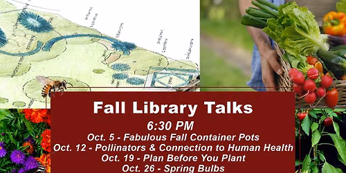 Linn County Master Gardeners Fall Library Talks