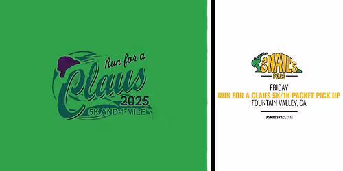 Packet Pick Up: Run For A Claus 5K & 1K