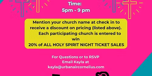 Holy Spirit Night at Urban Air