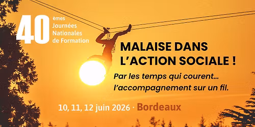 40e Journ\u00e9es Nationales de Formation \u00b7 Bordeaux