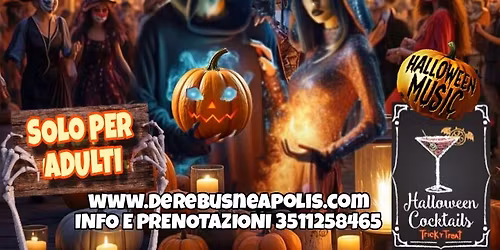 \ud83c\udf83 HALLOWEEN TOUR: Percorso Notturno nel centro antico di Napoli con scherzetto e Music&Drink