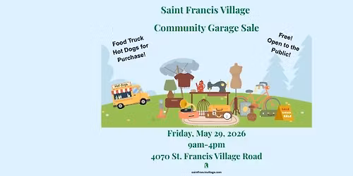 Saint Francis Village Community Garage Sale!