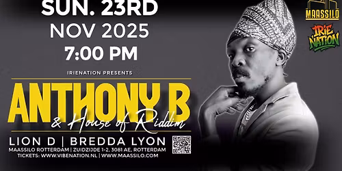 Irie Nation presents Anthony B