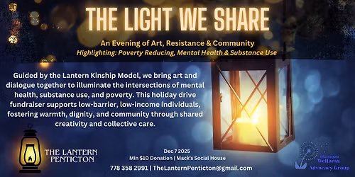 The Light We Share: An Evening of Art, Resistance & Community
