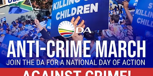 DA's ANTI-CRIME MARCH