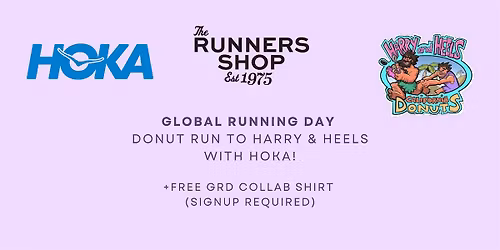 Global Running Day with The Runners Shop x HOKA: Run to Harry and Heels
