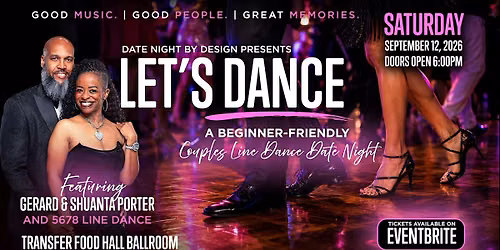 Let's Dance: Couples Line Dance Date Night-Beginner Friendly