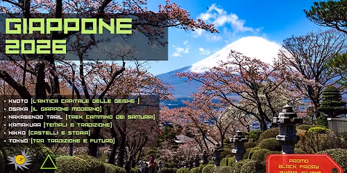 VIAGGIO IN GIAPPONE - APRILE 2026 - INCLUSO "NAKASENDO TREK"