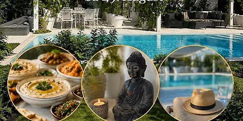 Meze Cooking, Meditation & Pooltime