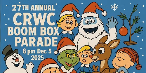 \ud83d\udcfb CRWC Boom Box Parade Post