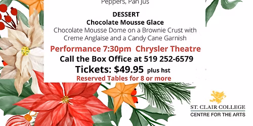 Holiday Dinner and Show