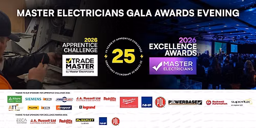 Master Electricians Apprentice Challenge and Excellence Awards Night